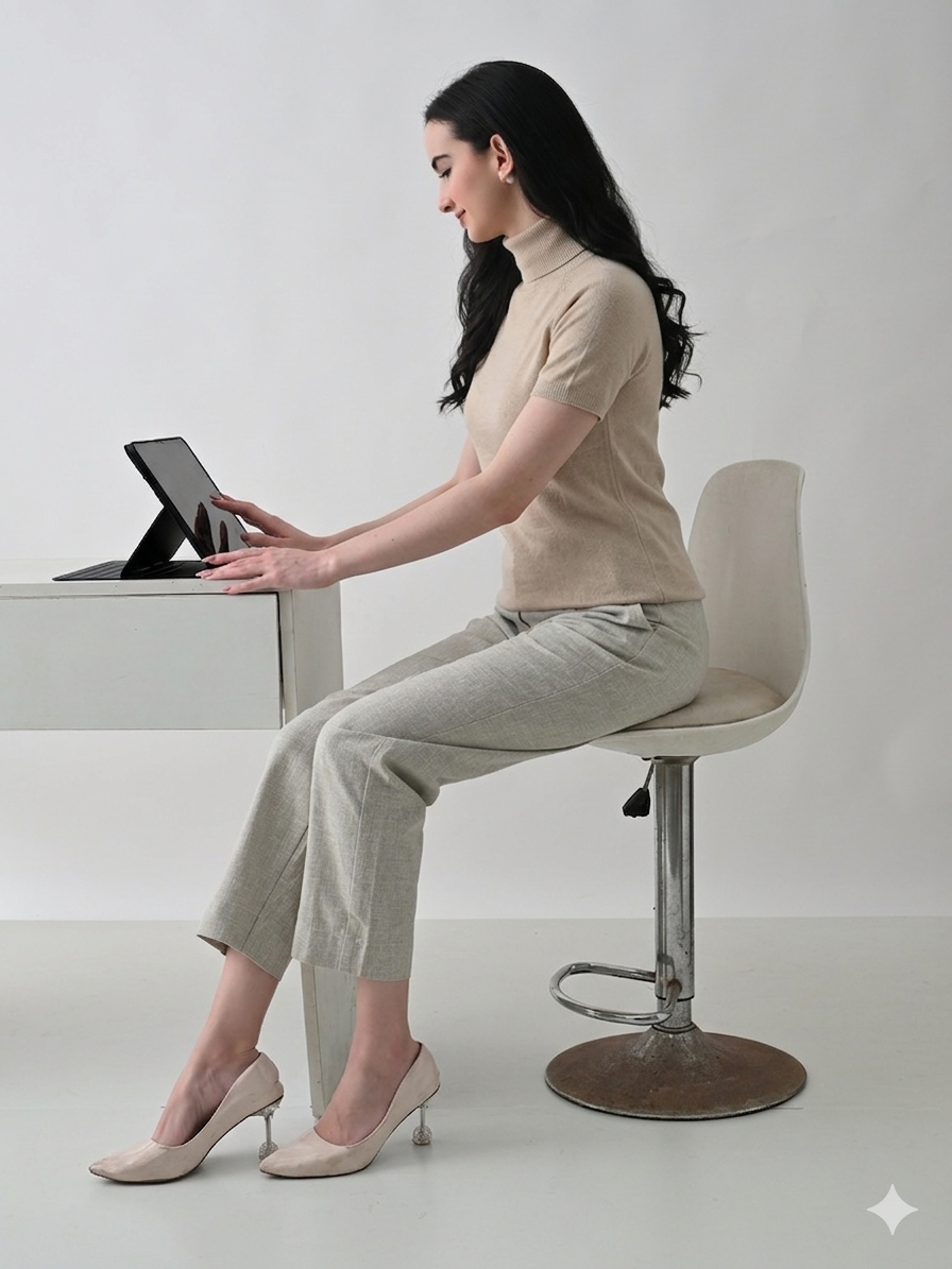 Linen Trouser- Beige
